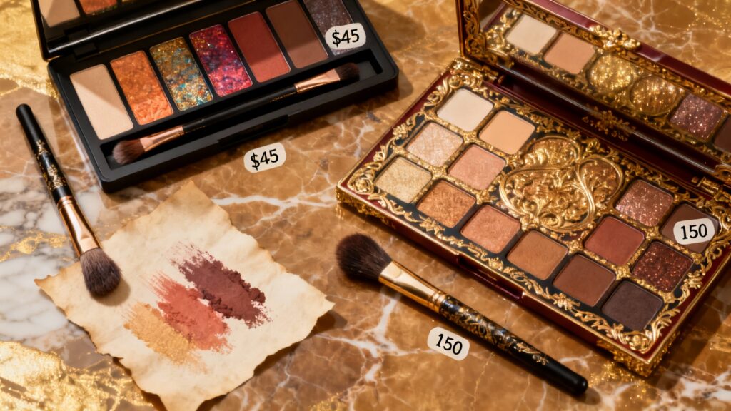 Designer Palette Showdown: $45 vs $150 Pigment, Wear & Value