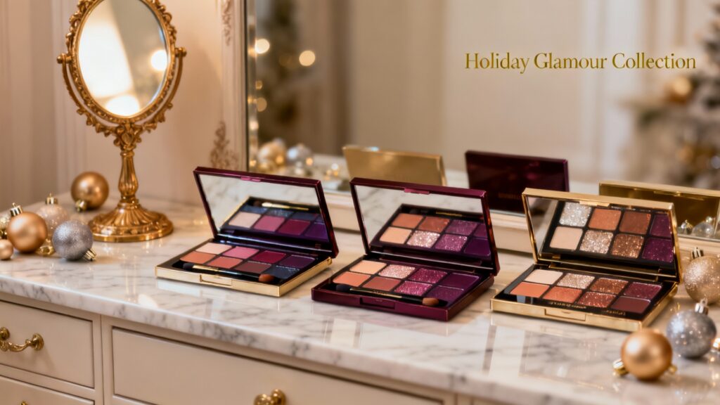 Holiday Glam Guide: 3 Luxury Palettes for Festive Party Looks