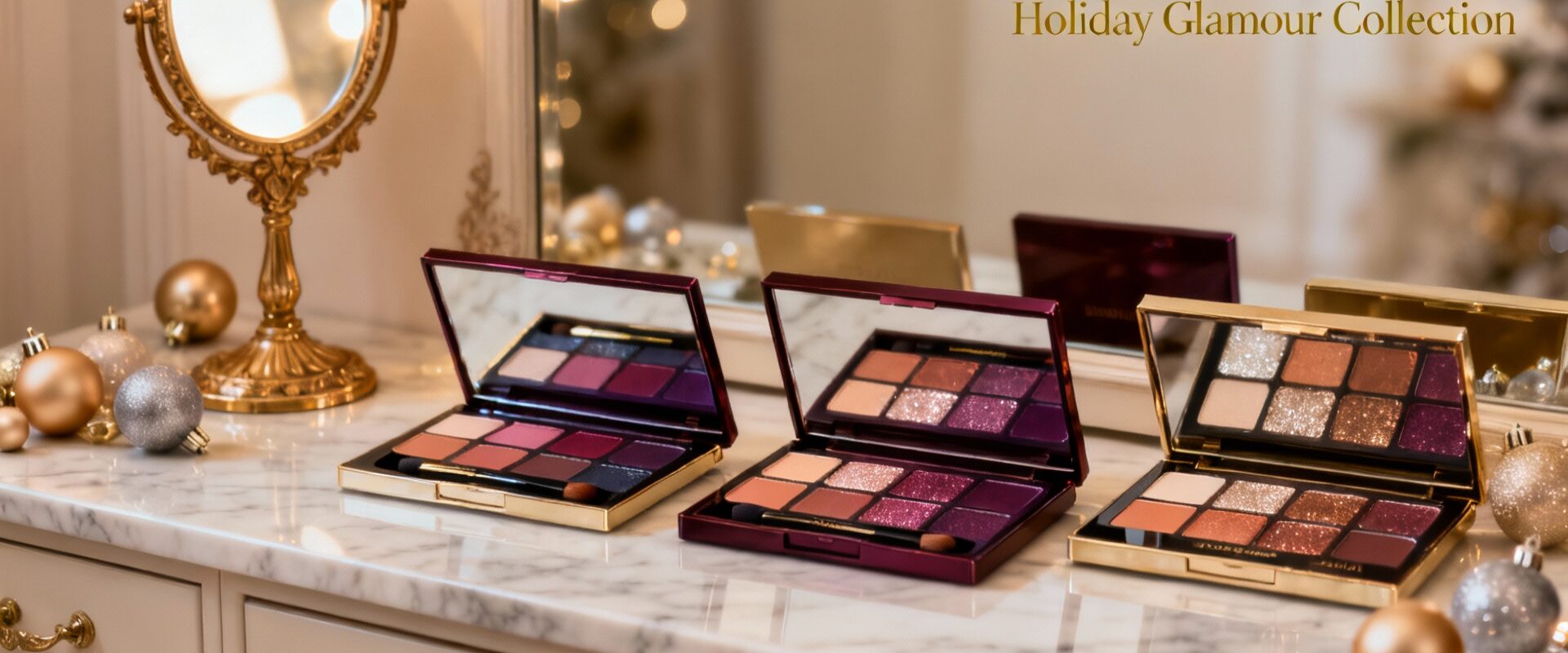 Holiday Glam Guide: 3 Luxury Palettes for Festive Party Looks