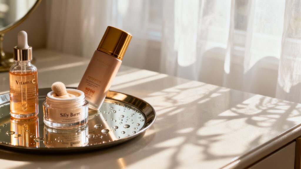 24‑Hour Dewy Skin Routine: Vitamin C, Barrier Cream & SPF