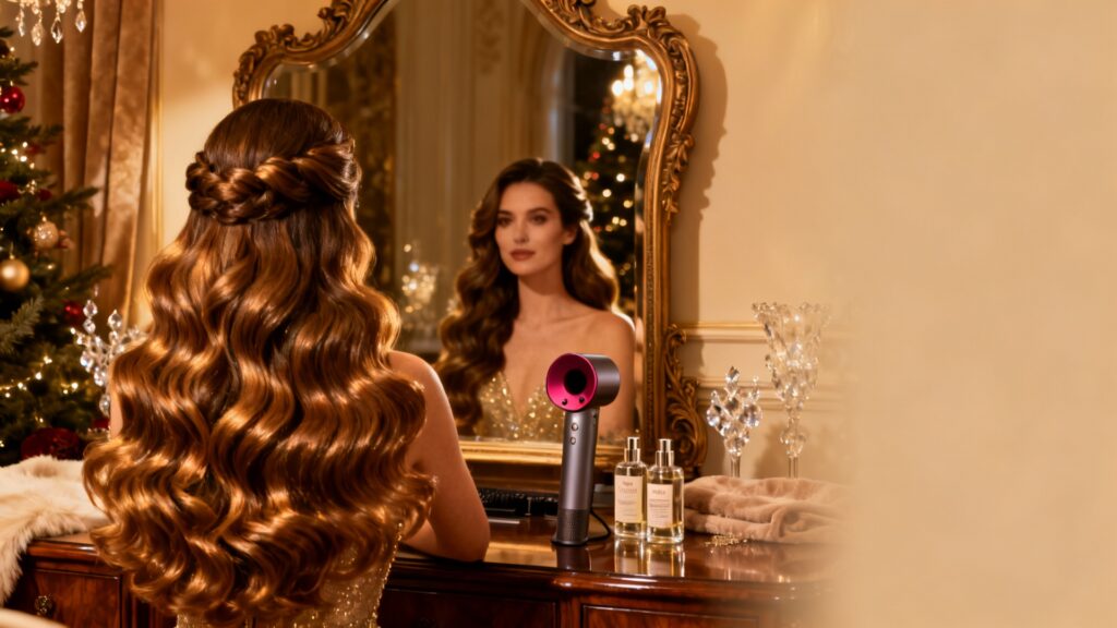 3 Pro Stylist Secrets for Lush Holiday Party Hair That Lasts