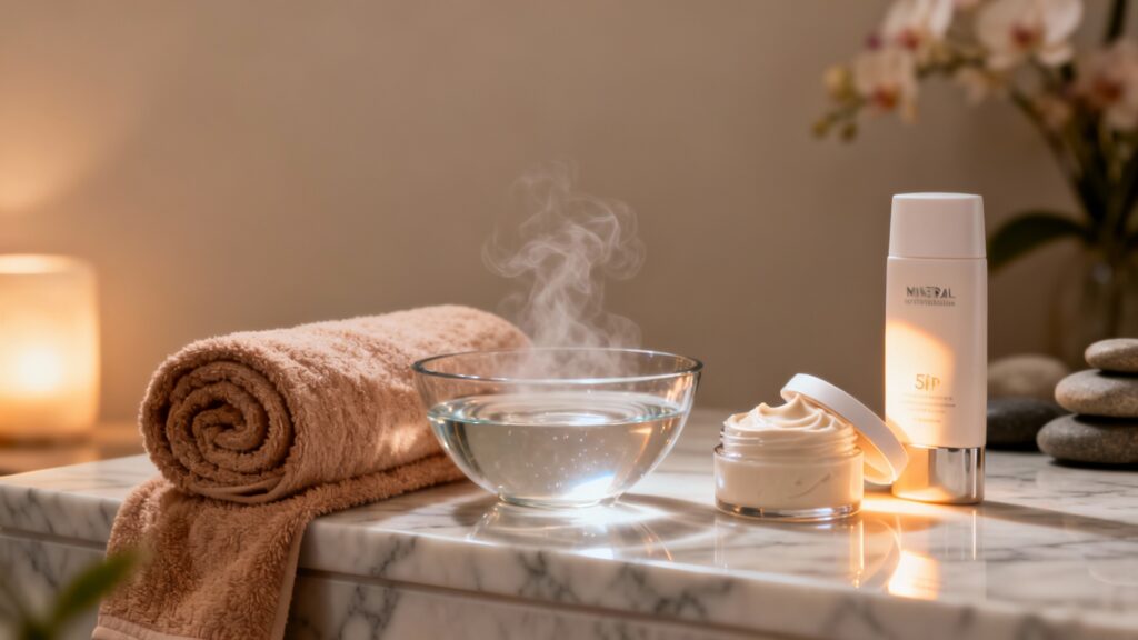 At-Home Facial: Spa-Like Masking for Glow + SPF That Won’t Pill