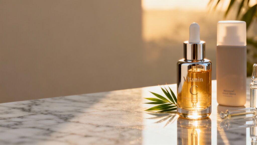 Vitamin C + Mineral SPF Routine for Radiant, Even Skin